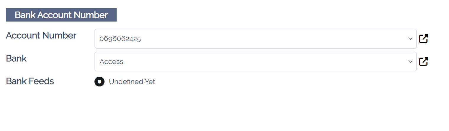 Edit your bank information