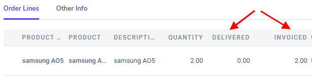How to see your delivered and invoiced quantities on Juniper Sales?
