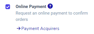 How to enable online payment on Juniper Sales.