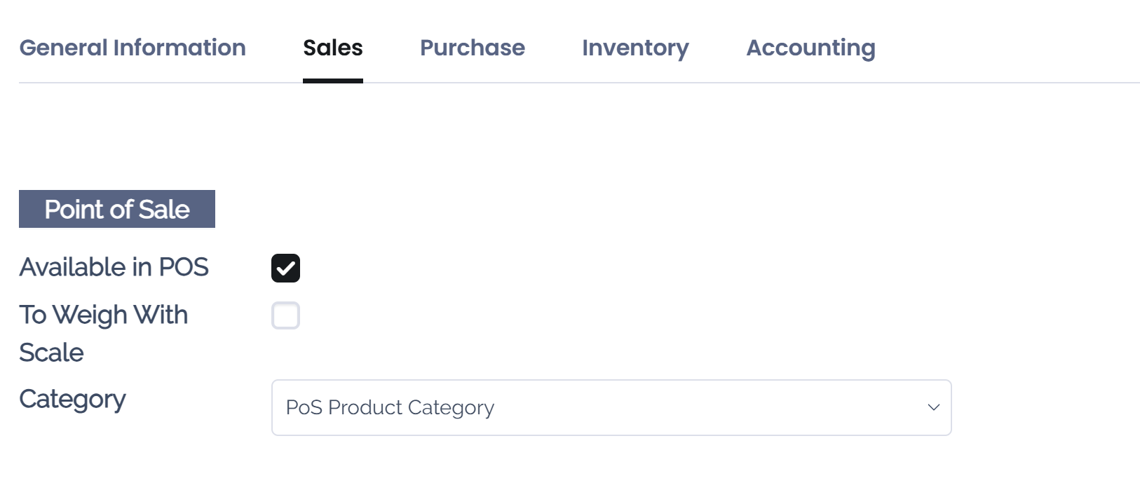 Making a product available in your POS.